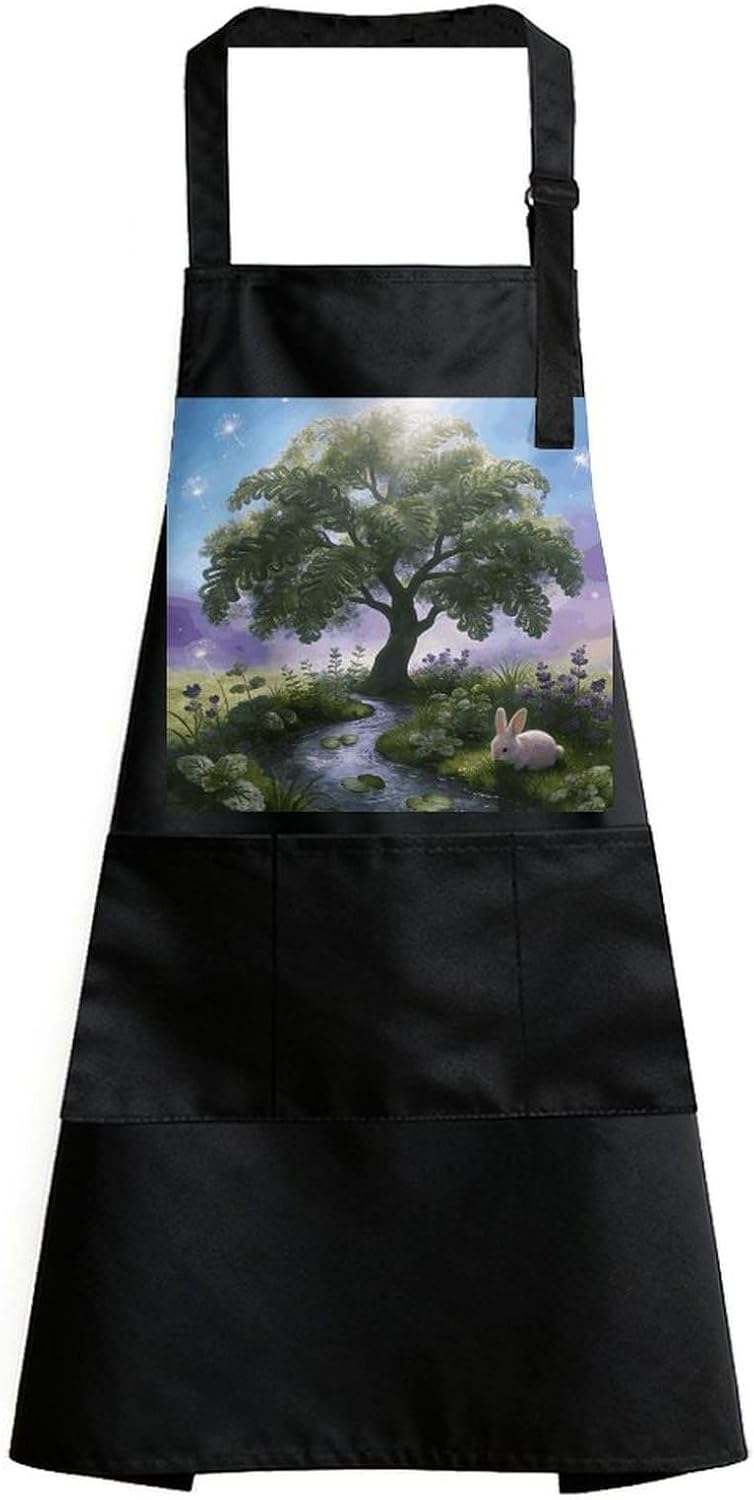 Jardin D'ete - MintWaterproof Kitchen Apron