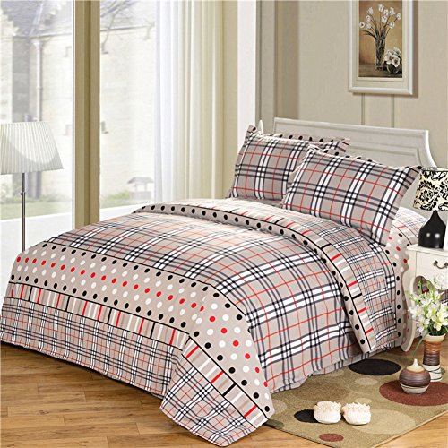 Drap plat en coton uni 150x230cm pour lit simple - 2