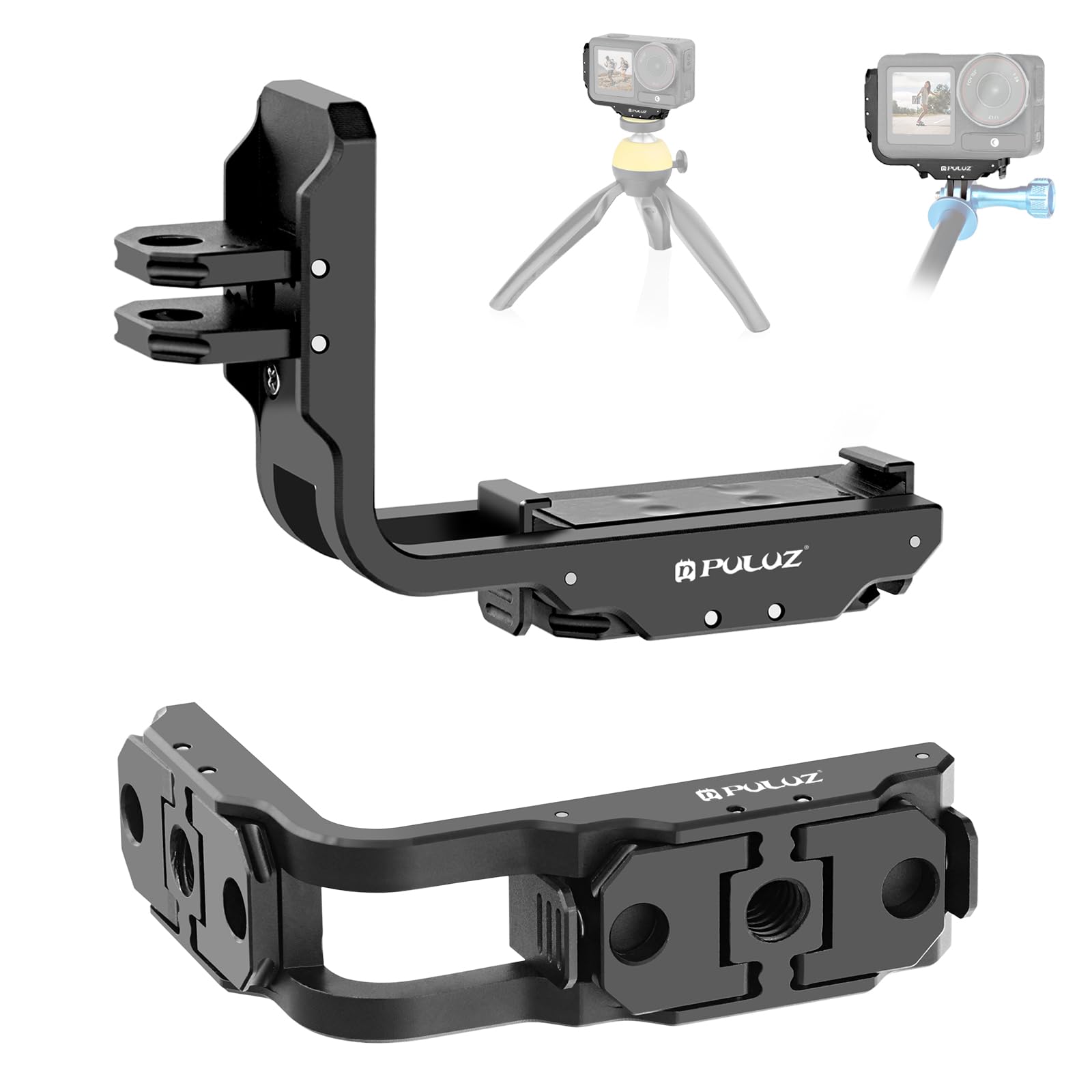 Amazon | PULUZのマグネット式クイックリリースL字型プレートは、DJI