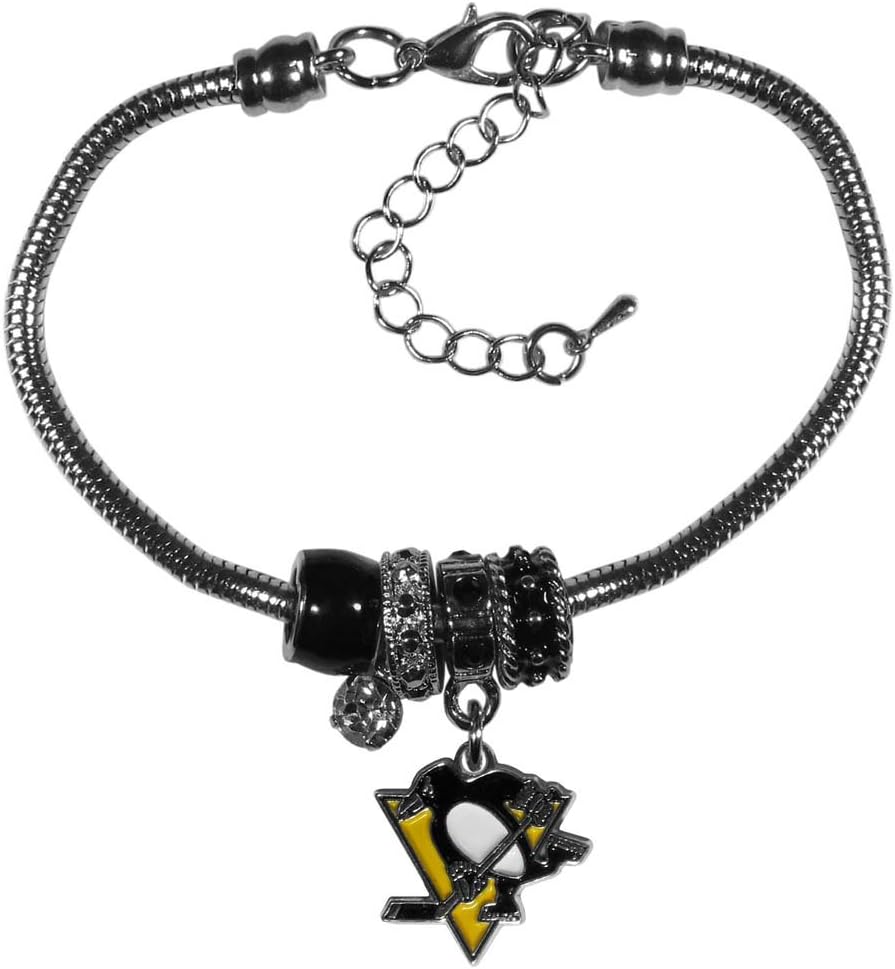 Siskiyou Sports NHL womens Euro Bead Bracelet