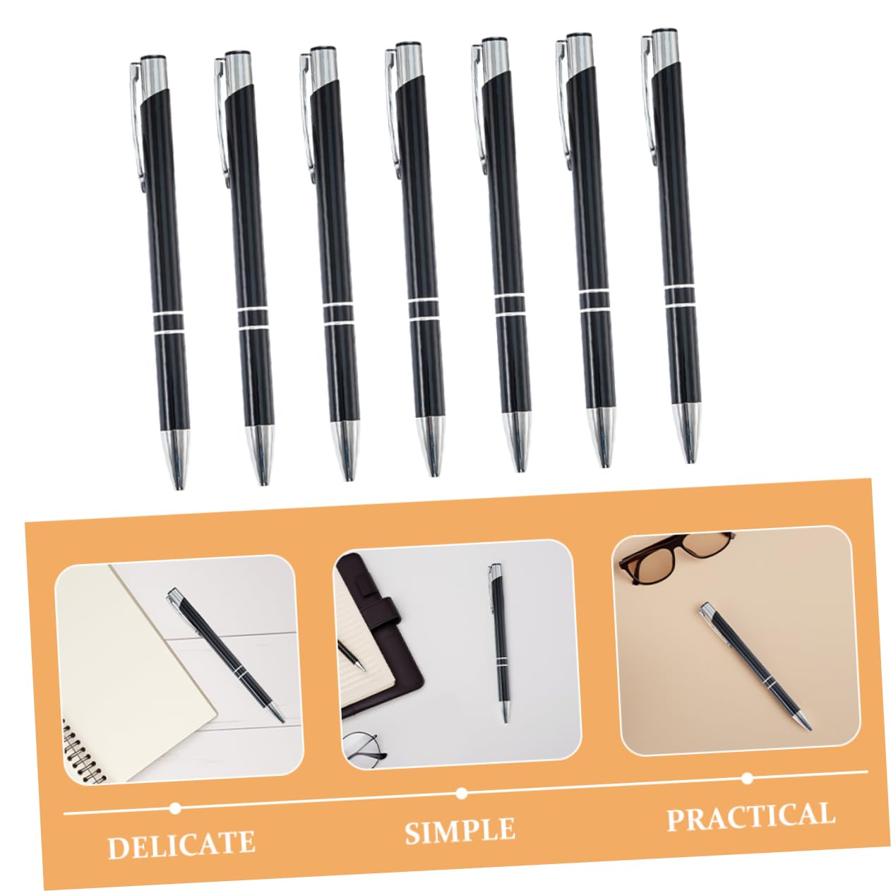 SHINEOFI Mate Pens Penne A Sfera in Metallo 48 Pezzi Penne Da Scrittura Robuste Forniture Per Ufficio Penna Per Insegnanti E Studenti