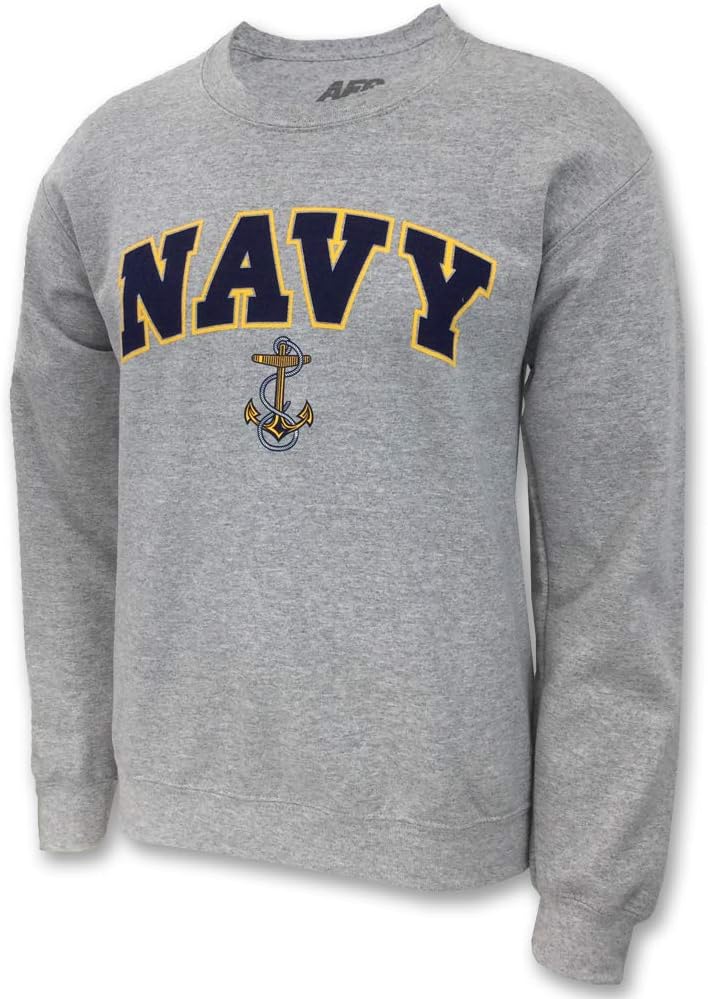 ARMED FORCES GEARArmed Forces Gear Navy Arch Anchor Crewneck Sweatshirt