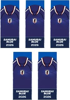 Sakura Creepas Eraser RFAMLJ-5P Soccer Japan National Football Team, Officially Licensed Product, Arch JFA Limited, 5 Pieces