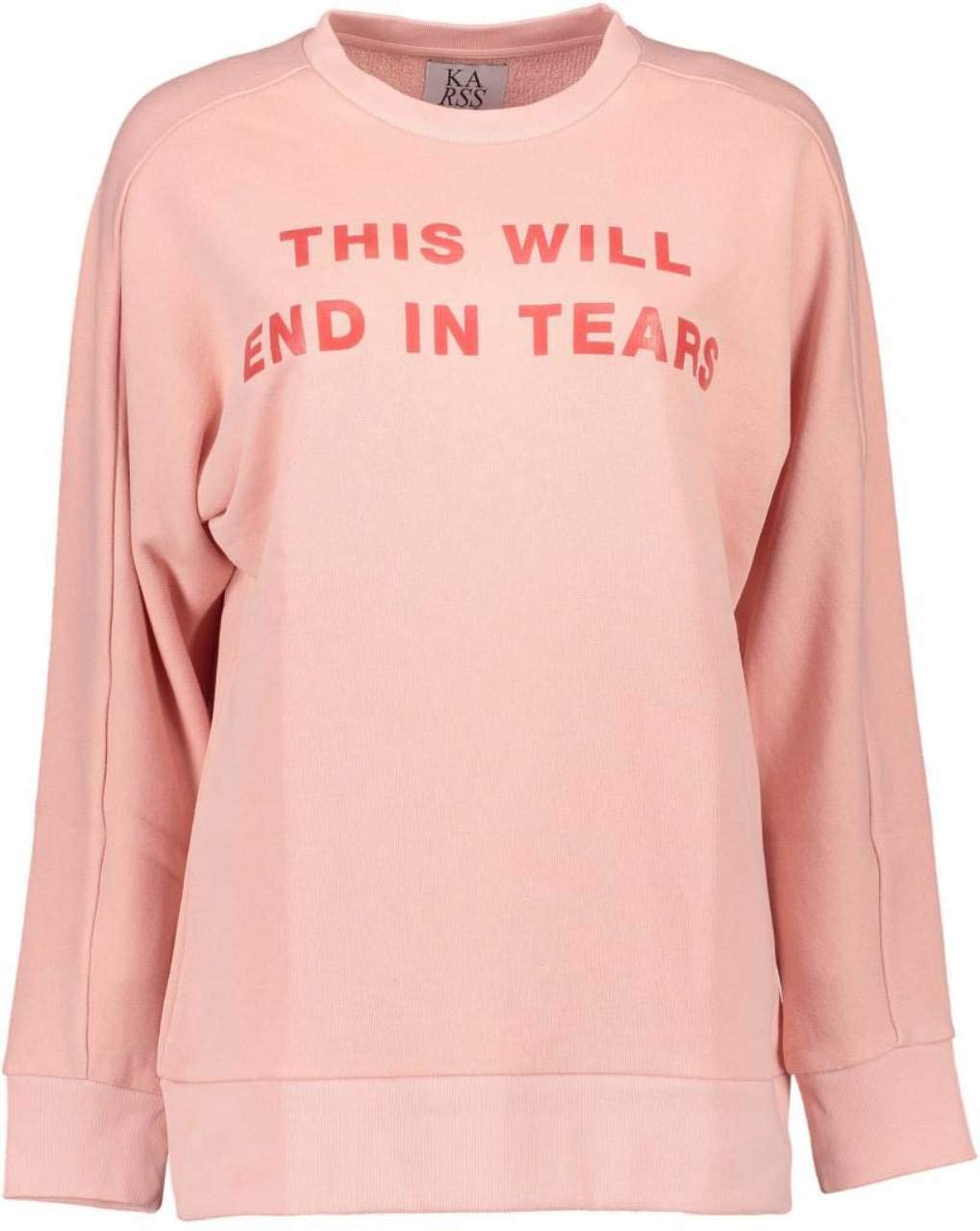Zoe KarssenWomen's This Will End in Tears Sweatshirt, Silver Pink, XS