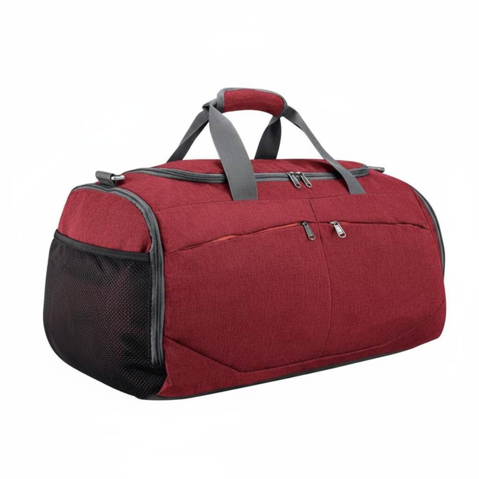 TRENDYNEST Waterproof Compartment Gym Bag Retro Gym Duffel Bag Multi Pocket Large Travel Duffel-image-40