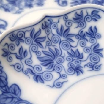 深川製磁 - 深川製磁　花鳥唐草 取分皿　5枚セット Amazon.co.jp: 深川製磁 花鳥唐草 5号和皿揃 有田焼 中皿 銘々皿