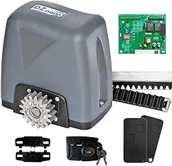 Motor Para Portão Eletrônico Dz Nano 36 Turbo 1/4 HP Rossi 4 Metros de Cremalheira (220)