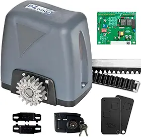 Motor Para Portão Eletrônico Dz Nano 36 Turbo 1/4 HP Rossi 4 Metros de Cremalheira (127)
