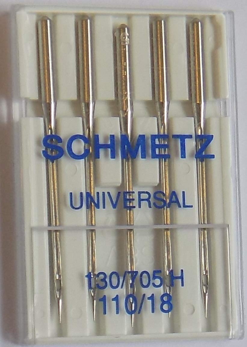 Schmetz 130x705H Universal Sewing Machine Needles Size 110/18 Packet of 5