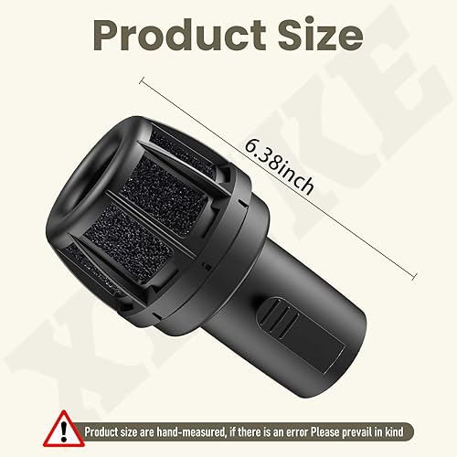 Miniatura 2 de Difusor de silenciador para aspiradora húmeda/seca (2-1/2 pulgadas) CMXZVBE38660 Compatible con difusor de aspiradoras Craftsman Shop con esponja de