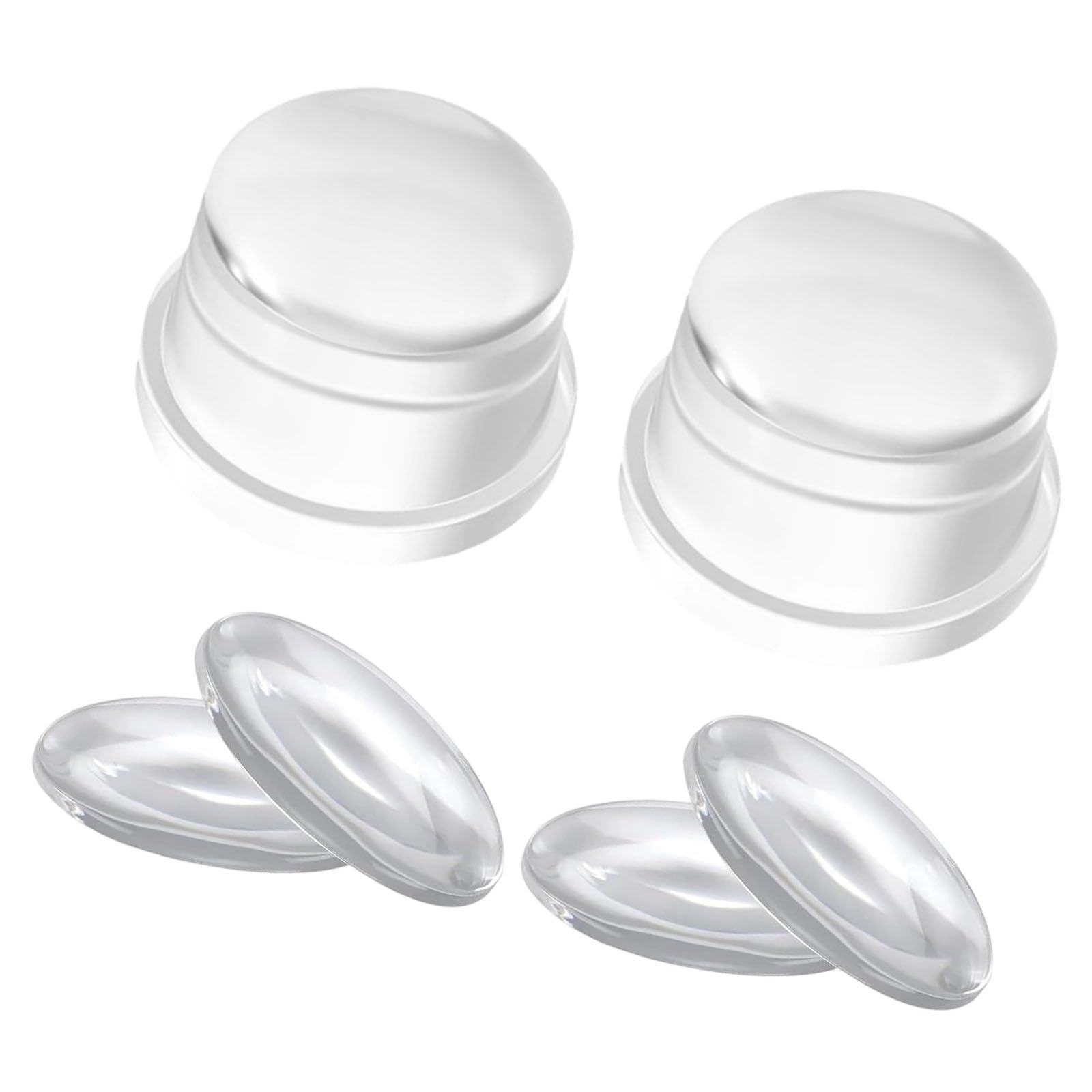 2PCS Cylinder Shape Silicone Door Stoppers Pad Scratches on Wall and Furniture Reduction Door Mattresses