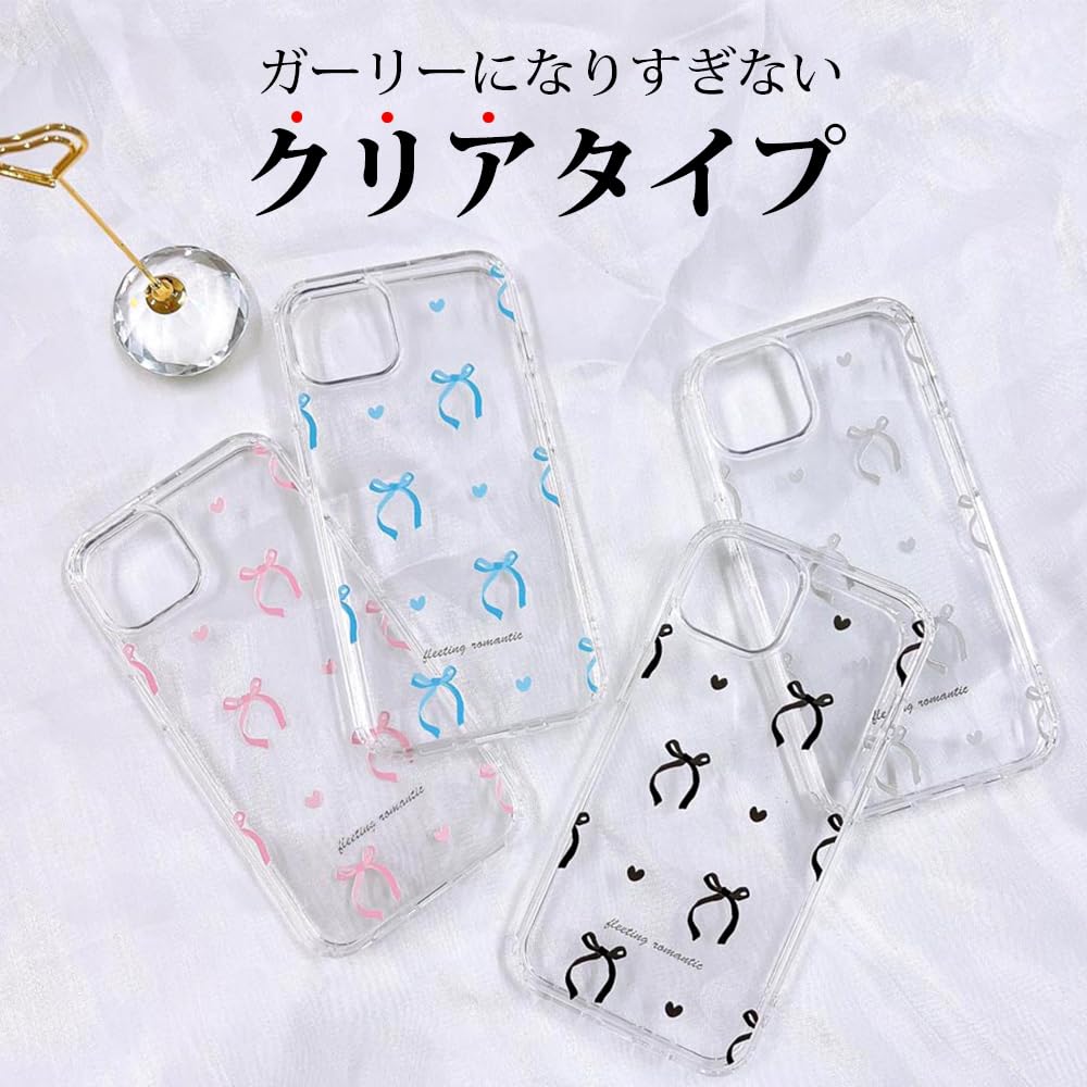 iPhone16ProMAX Ribbon Bunnies MagSafe対応 Bunny Bow Phone Case Rabbit Magsafe Tough Phone Case for