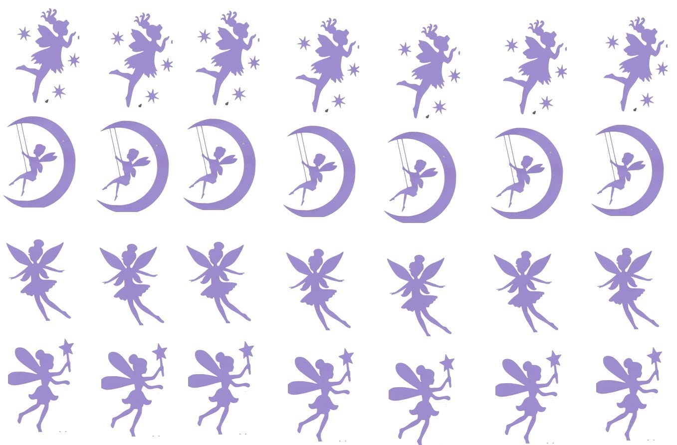 Fairy Collections (Fairy Vinyl Stickers (Lavender))