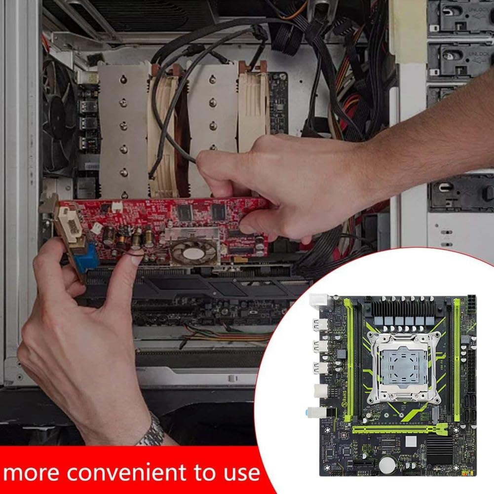 Zestaw Płyty Głównej X99 P4 z Chipsetem LGA2011 H55, Gigabitowym Ethernetem, Płytą Główną do Gier X99 DDR4 Ze Slotami M.2 NVME/NGFF
