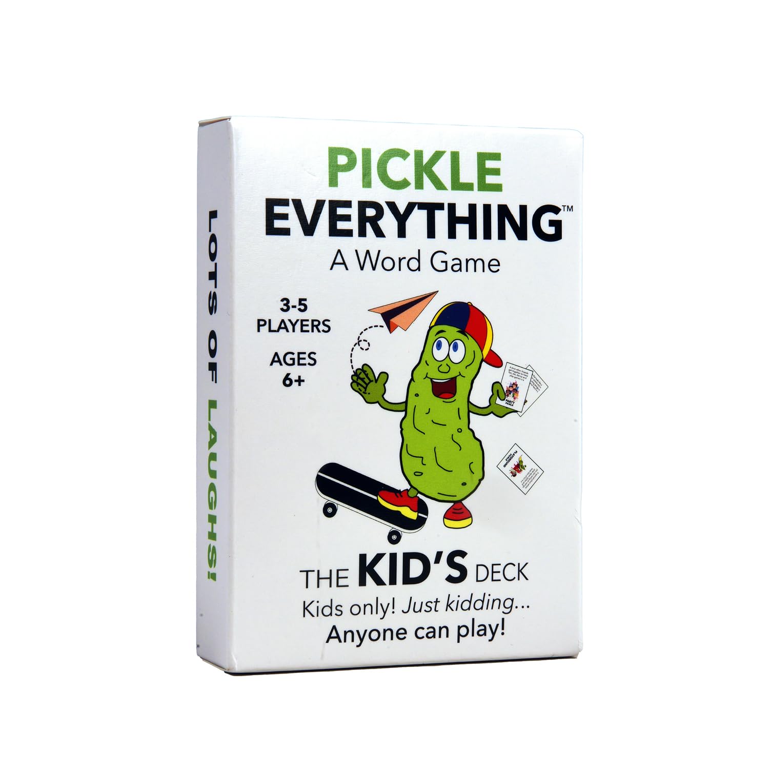 Pickle Everything - The Kids Deck - A Silly & Fun Word Game for Kids, Families & Friends! Fast-Paced Party Game, Perfect for Family Game Night, 3-5 Players, Ages 6+, Quick 20-Minute Play