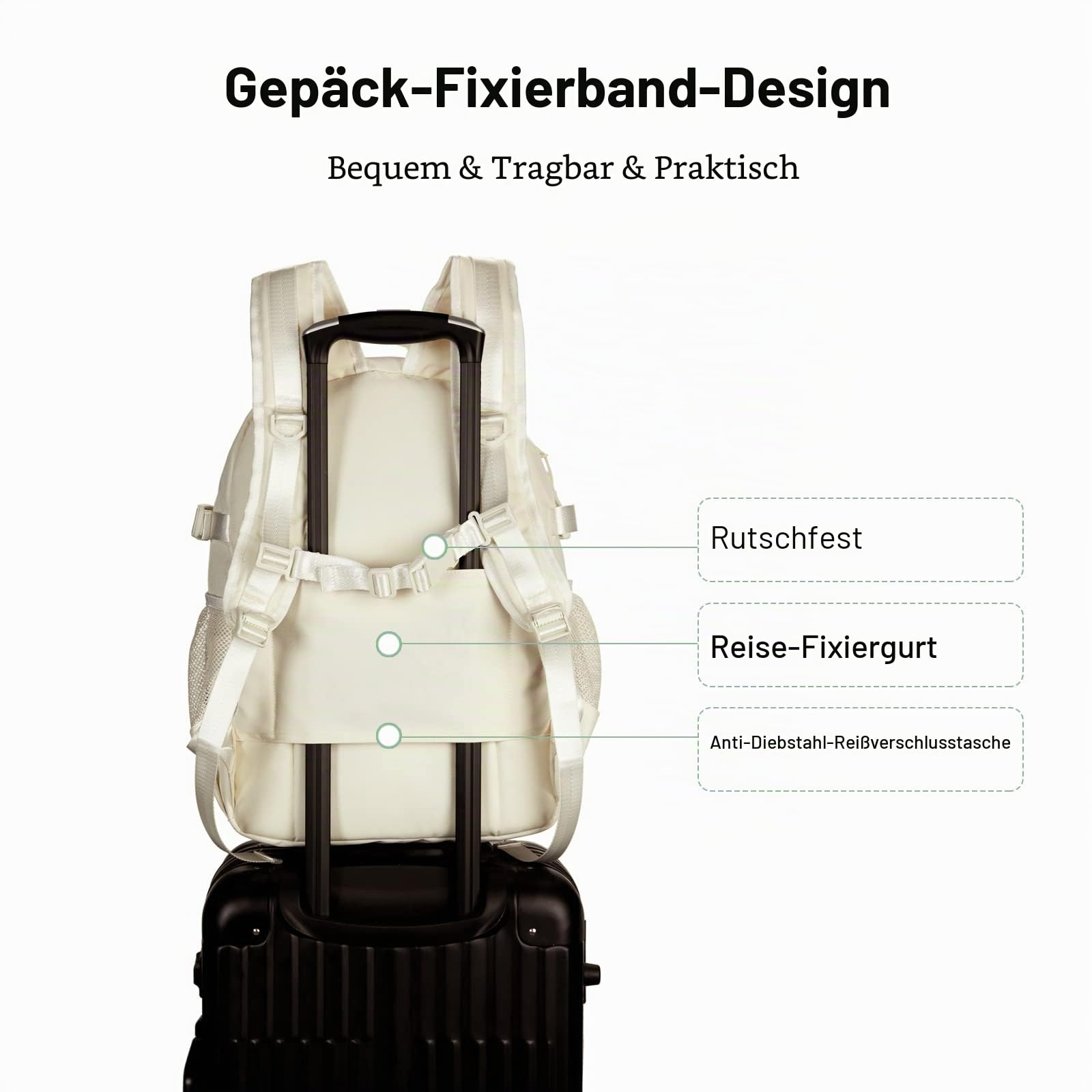 FANDARE Beiläufig Rucksack Schulrucksack Schulranzen Daypacks mit 15.6 Zoll Laptopfach Schultaschen mit Handytasche Mädchen Junge Kinderrucksack für Universität Reisen Freizeit Khaki a