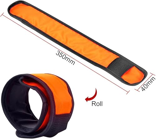 Miniatura 4 de esonstyle Paquete de 6 pulseras de luz LED para ciclismo caminar correr conciertos camping deportes al aire libre