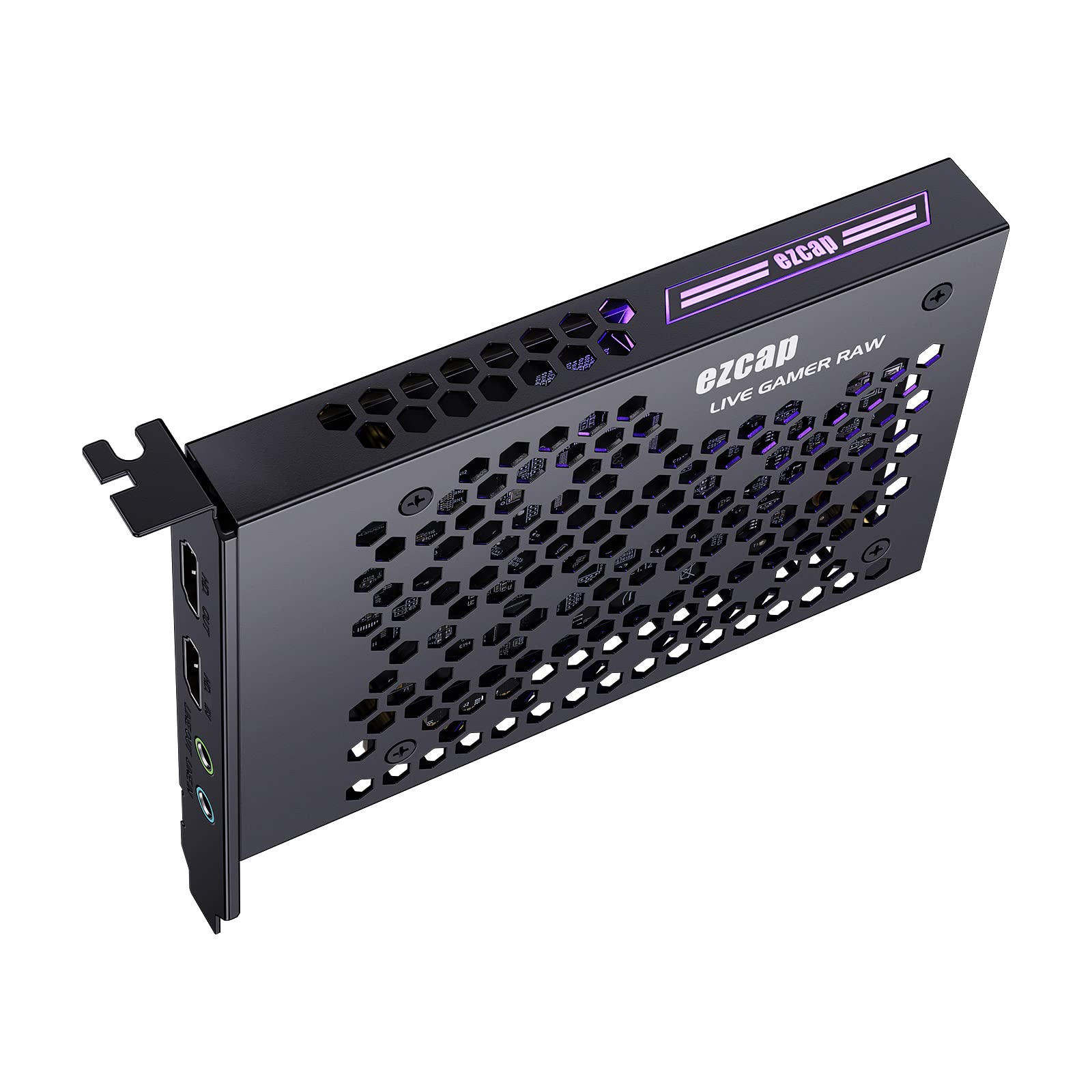 Ezcap324B Tarjeta de Captura de Video Live Gamer 4K para Sistemas Juegos y Videocámaras, Graba y Transmite en HD 1080p 1440p para Transmisión Juegos, Educación a Distancia, Fácil Usar,