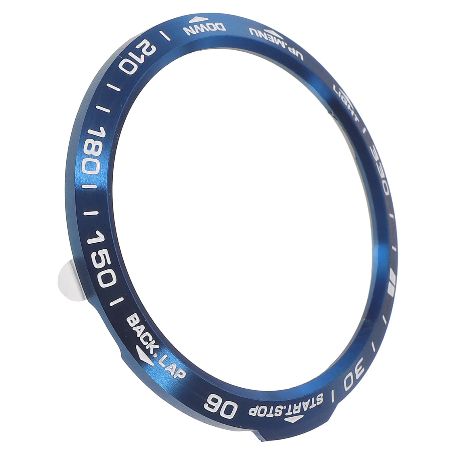 Bisel metálico 6X anillo protector caja reloj antiarañazos 8