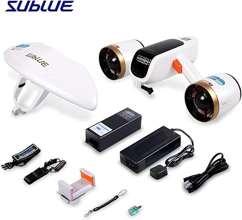 Miniatura 7 de sublue WhiteShark Mix - Scooter subacuático con doble motor compatible con cámara de acción deportes acuáticos piscina buceo para niños y adultos