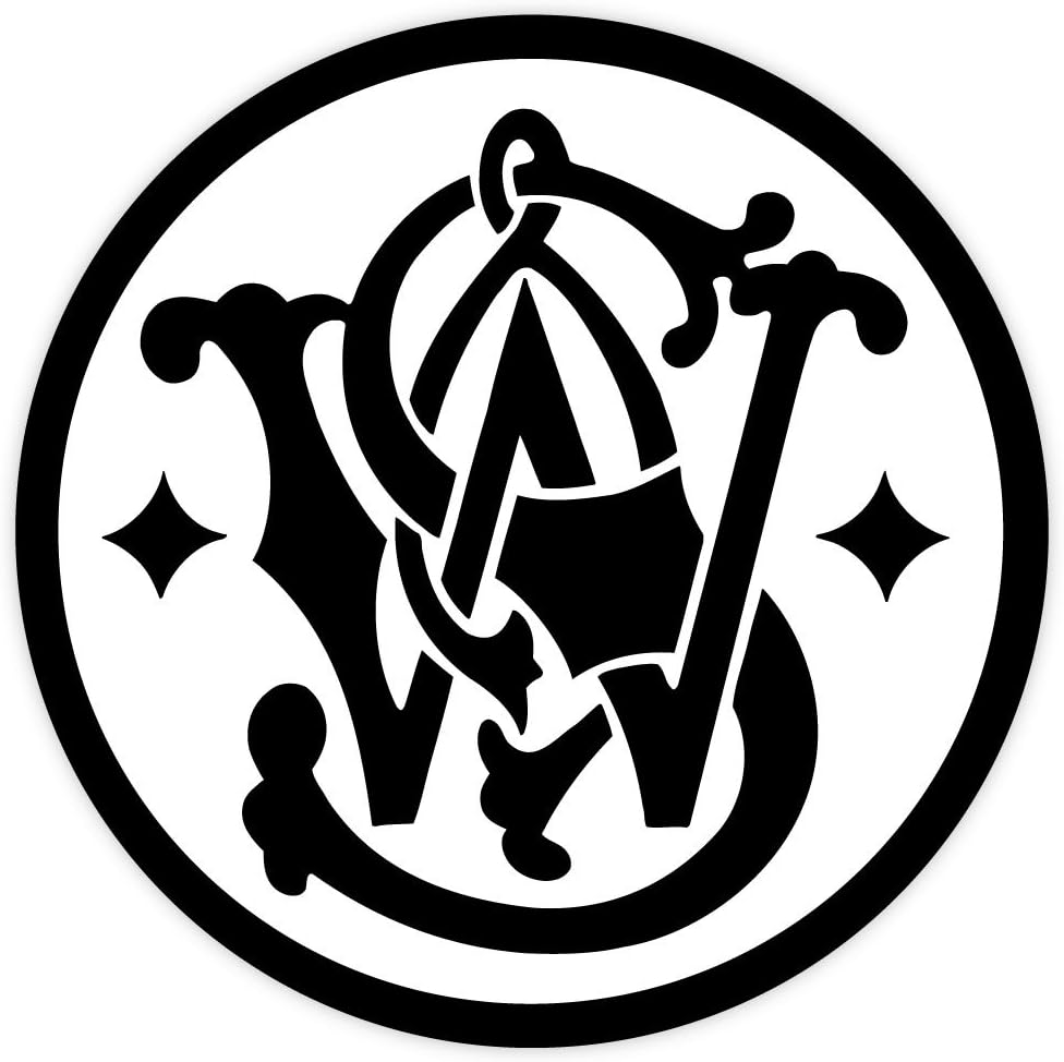 SW Smith and WESSON sticker decal 4" x 4"