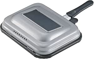 パール金属 魚焼 ロースター ガラス窓付 IH対応 ホットグリル HB-6041 ブラック 長方形