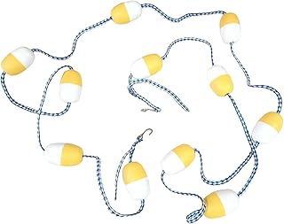 Generic Corda de piscina Corda divisora de segurança de piscina de nylon Corda de bóia Corda de segurança de piscina 16 pés Durável para piscinas,