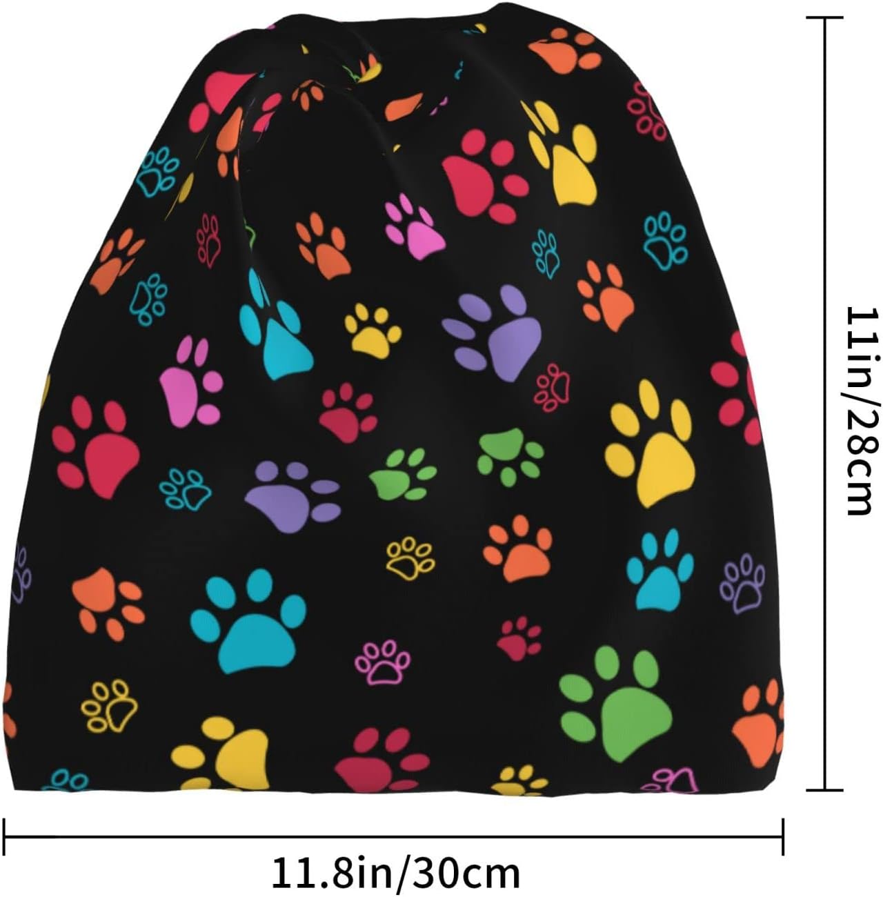 Skull Beanie Hat Baggy Slouchy Skull Chemo Beanies Cap Stretch Scarf Head Wrap Hip Hop Hats for Men Women Winter - Image 2