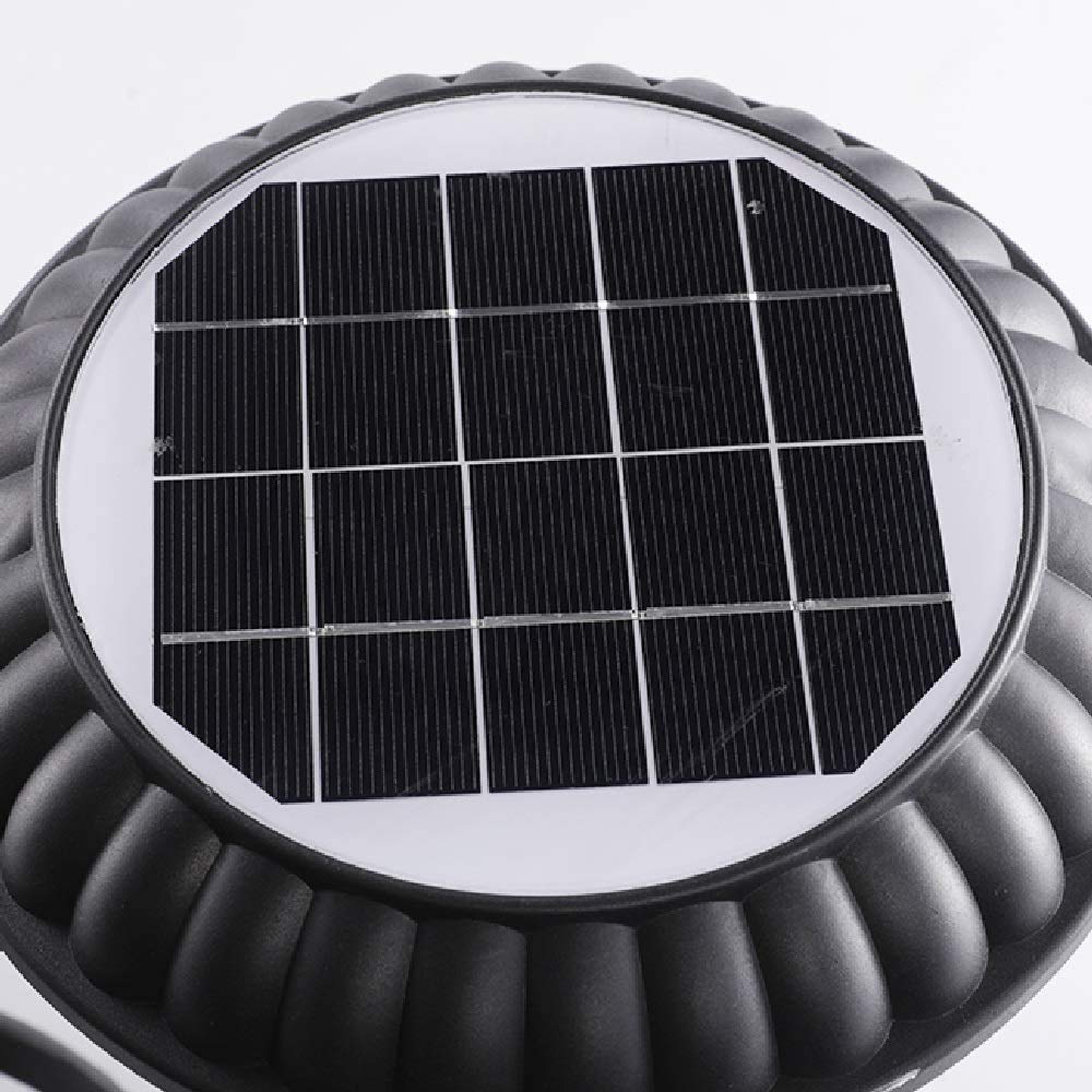 Lampione Da Esterno, Lampada Da Esterno Pressofusa, 3 Led, Lampada Solare In Alluminio, Palo Alto 2,93 M, Lanterna Stradale, Lampada A Colonna A Energia Solare Impermeabile, Illuminazione Tecnica Per