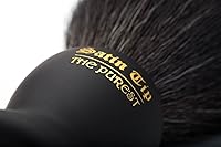 Vista 3 de Punta de satén: el cepillo de afeitado más puro (sintético, negro, tacto suave, estuche)