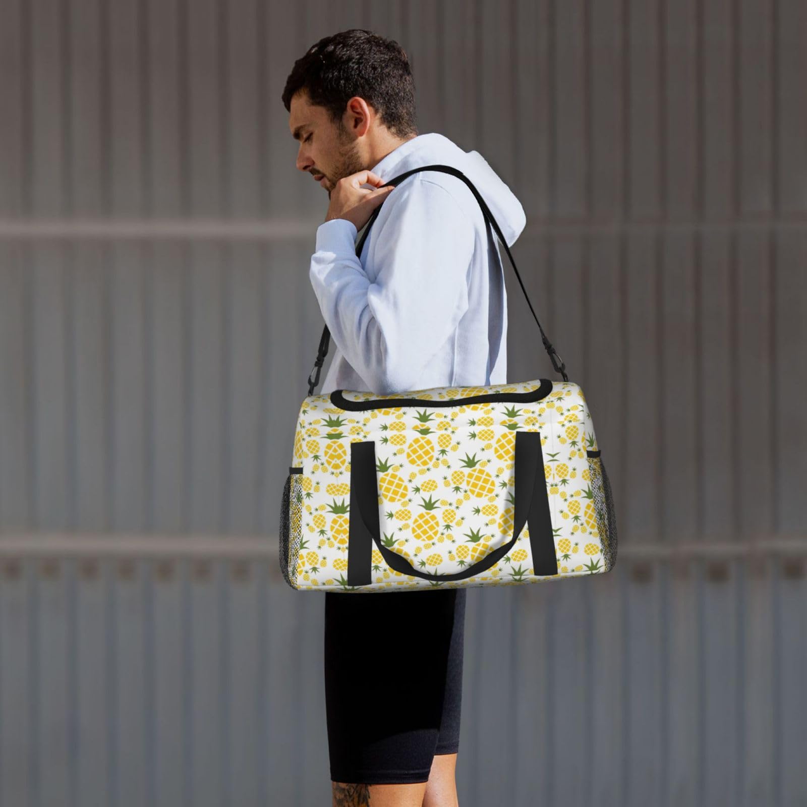 Ananas. (2) torba na ramię damska męska torba podróżna crossbody torebka torba na ramię torebki robocze codzienna torba hobo