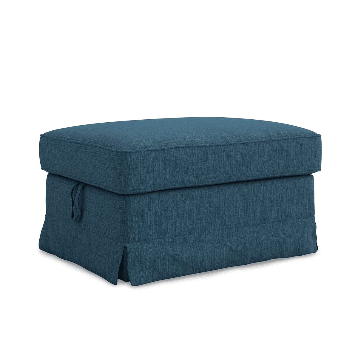 FMCTL Ektorp Footstool Cover Replacement for IKEA Ektorp Ottoman Cover,Ektorp Ottoman Slipcover, Ektorp Slipcover Only!(Dark Ocean)