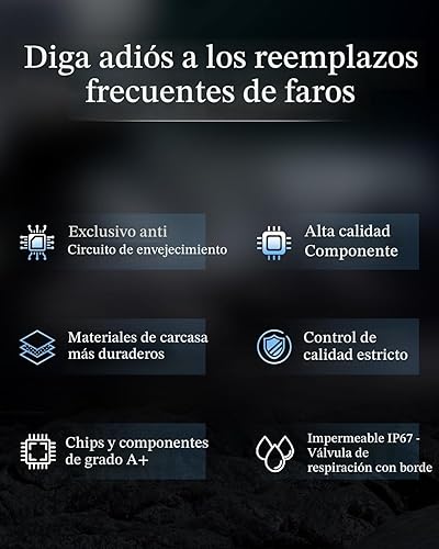 Miniatura 8 de HWSTAR Nuevos faros LED de 180W 1000% de brillo H6054 5x7 7x6, compatibles con Jeep Cherokee XJ Wrangler YJ, Emark DOT, antirreflejos, señal