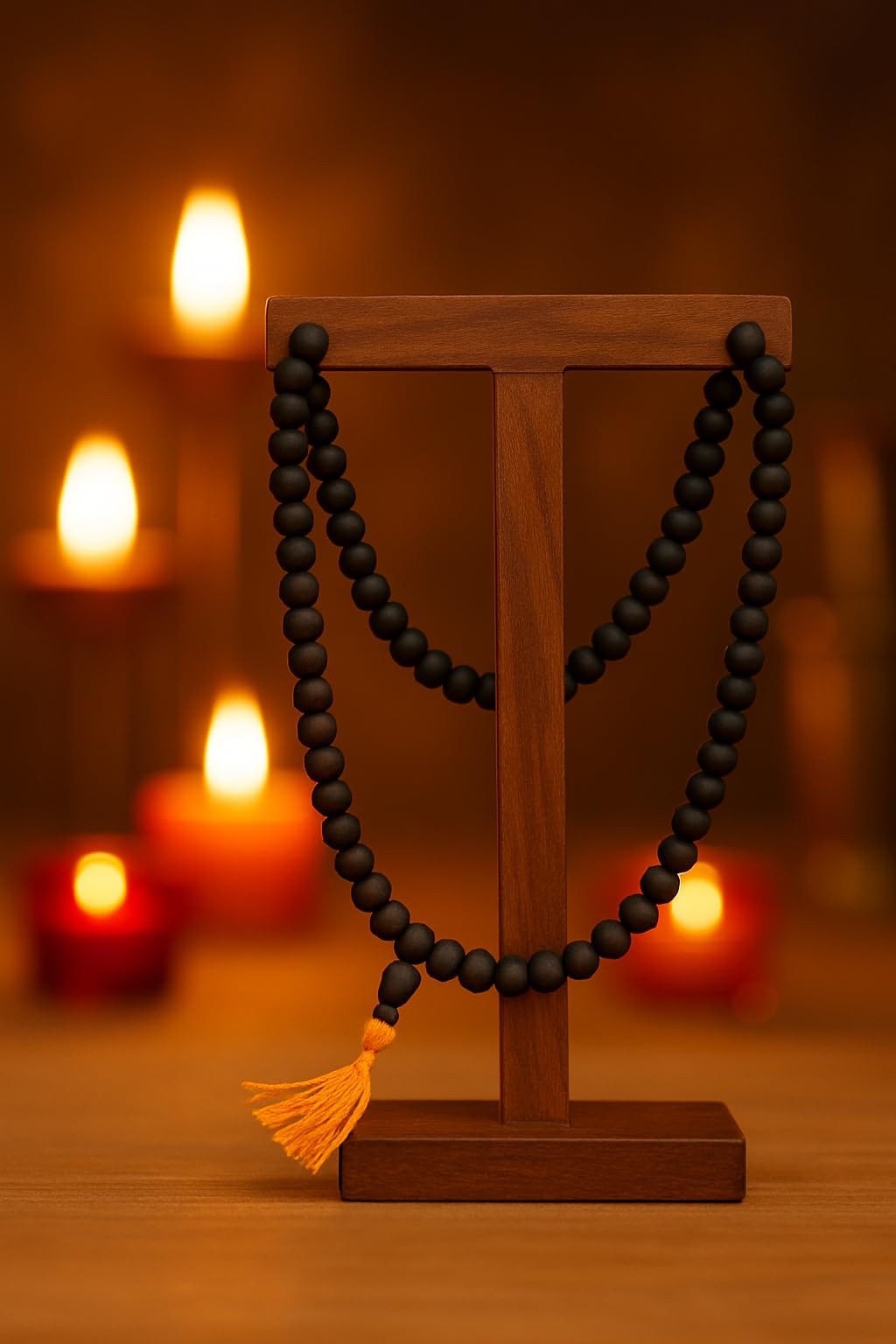 ZAICUS Karungali Malai - Black Ebony Meditation Mala -2