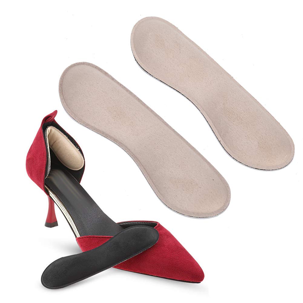 Shoe Gear Genuine Suede Heel Grips - 1 Pair, Stops Shoes From Slipping