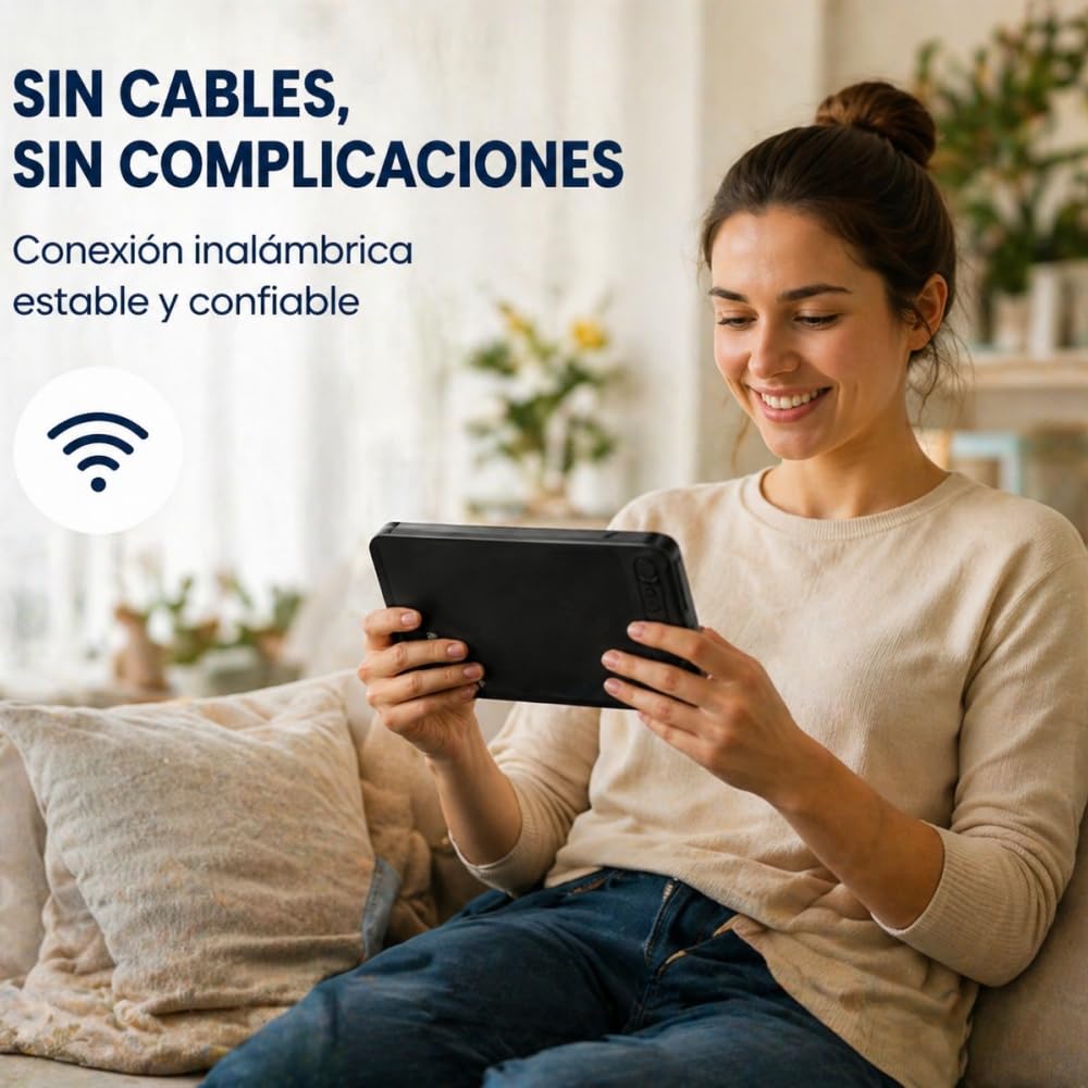 TKMARS Timbre con Cámara Exterior, Videoportero, Visión Nocturna Infrarroja, Timbre Inalámbrico Exterior Impermeable con Pantalla IPS de 4,5 Pulgadas, Sin WiFi (Negro)