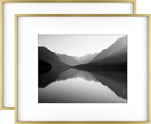 Vista 132 de MCS Master & Co. Foundry Gallery - Marco metálico de pared color negro, 16 x 24 pulgadas sin paspartú