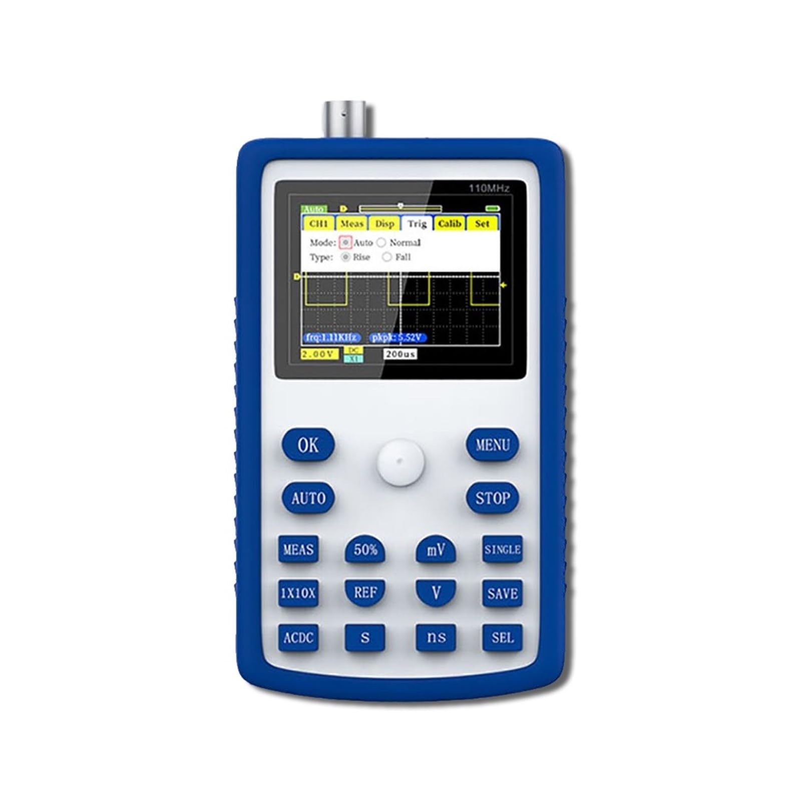 Oscilloscopes portables 110Mhz de diagnostic auto et oscilloscope numérique 2,4 pouces