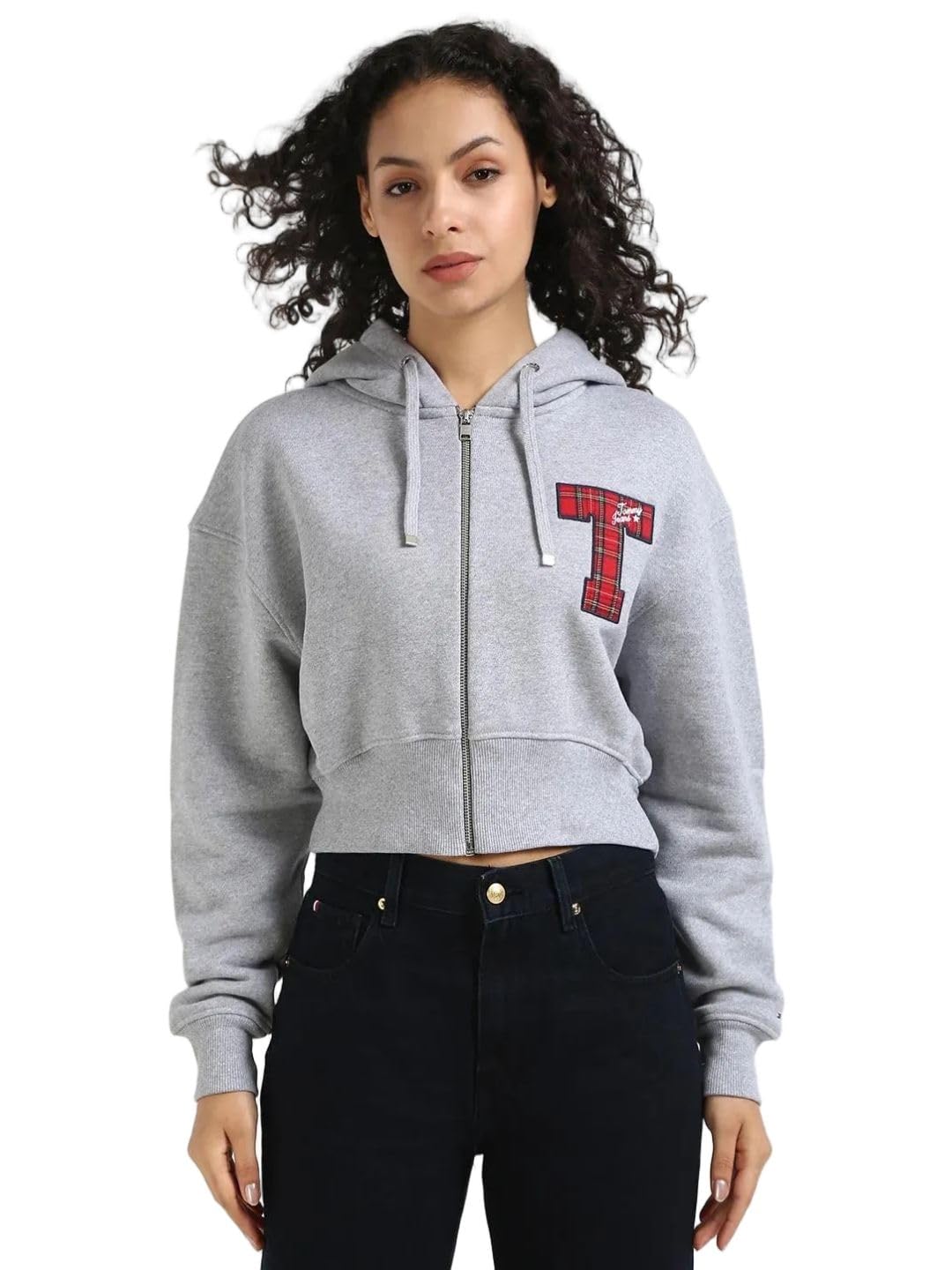 tommy hilfiger Regular Fit Cotton Hooded Neck Zip-Front Sweatshirt-picture-50