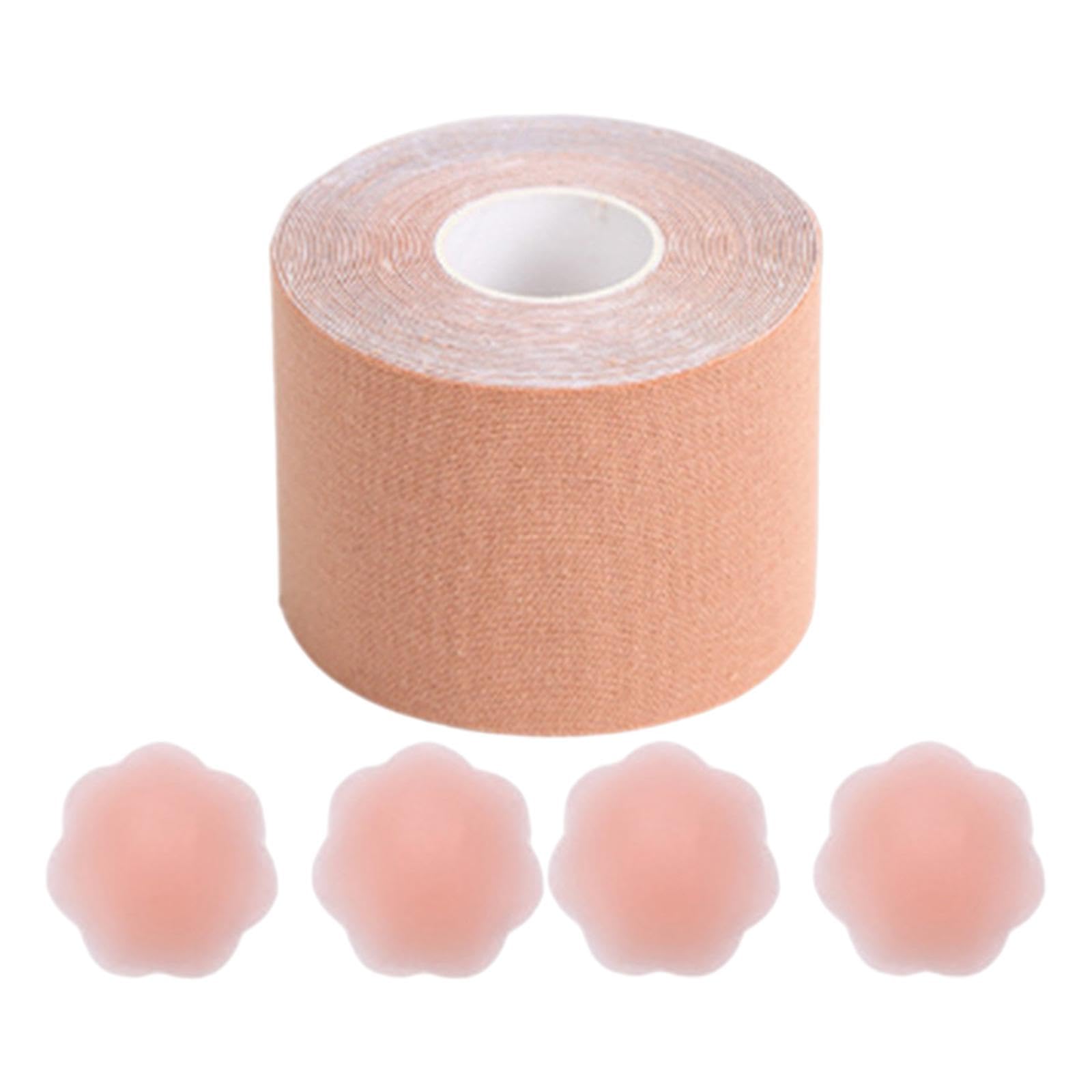 Tape Sweatproof 5M Sticker Women Cover for Wedding Dress Skin Color 5cm-Clothing, Shoes & Accessories - Womens Clothing - Intimates & Sleep - Bras & Bra Sets-image-27