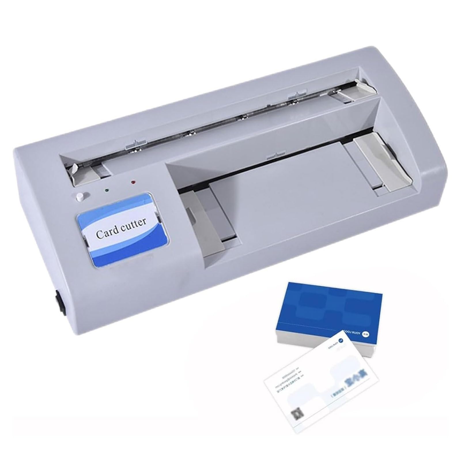 YXFAZPP Electric Business Card Cutter, Automatic Business Card Cutting Machine, Fit Length 285-297mm*Width 195-210mm Cards and Speed 100pcs/2-3min