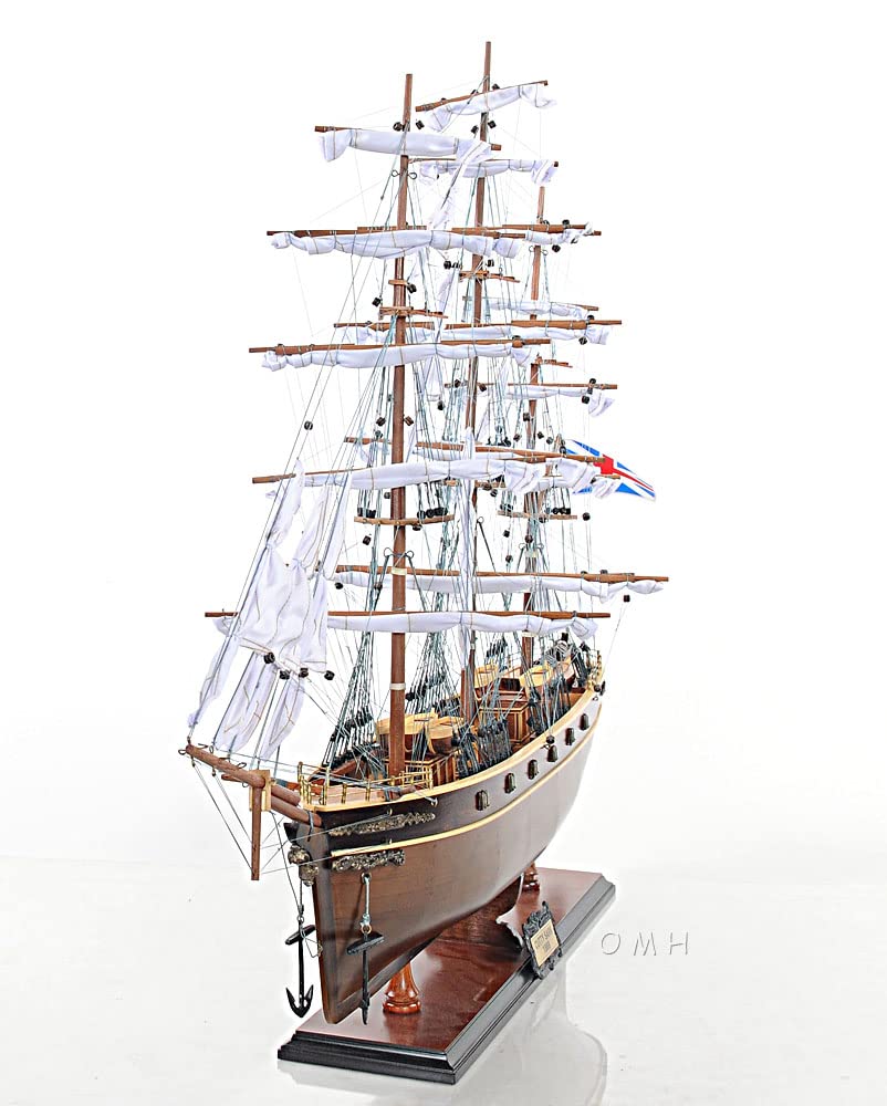 Old Modern Handicrafts Cutty Sark Clipper Ship Model - Fully Assembled Ship Model - Exquisite Decorative Piece for Home & Office- 34.0L x 12.0W x 27.5H Inches - Image 5