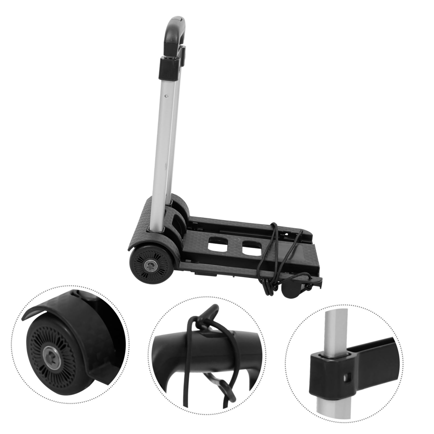 INOOMP Carro Portátil Plegable para Equipaje y Transporte De Materiales Diseño Ergonómico