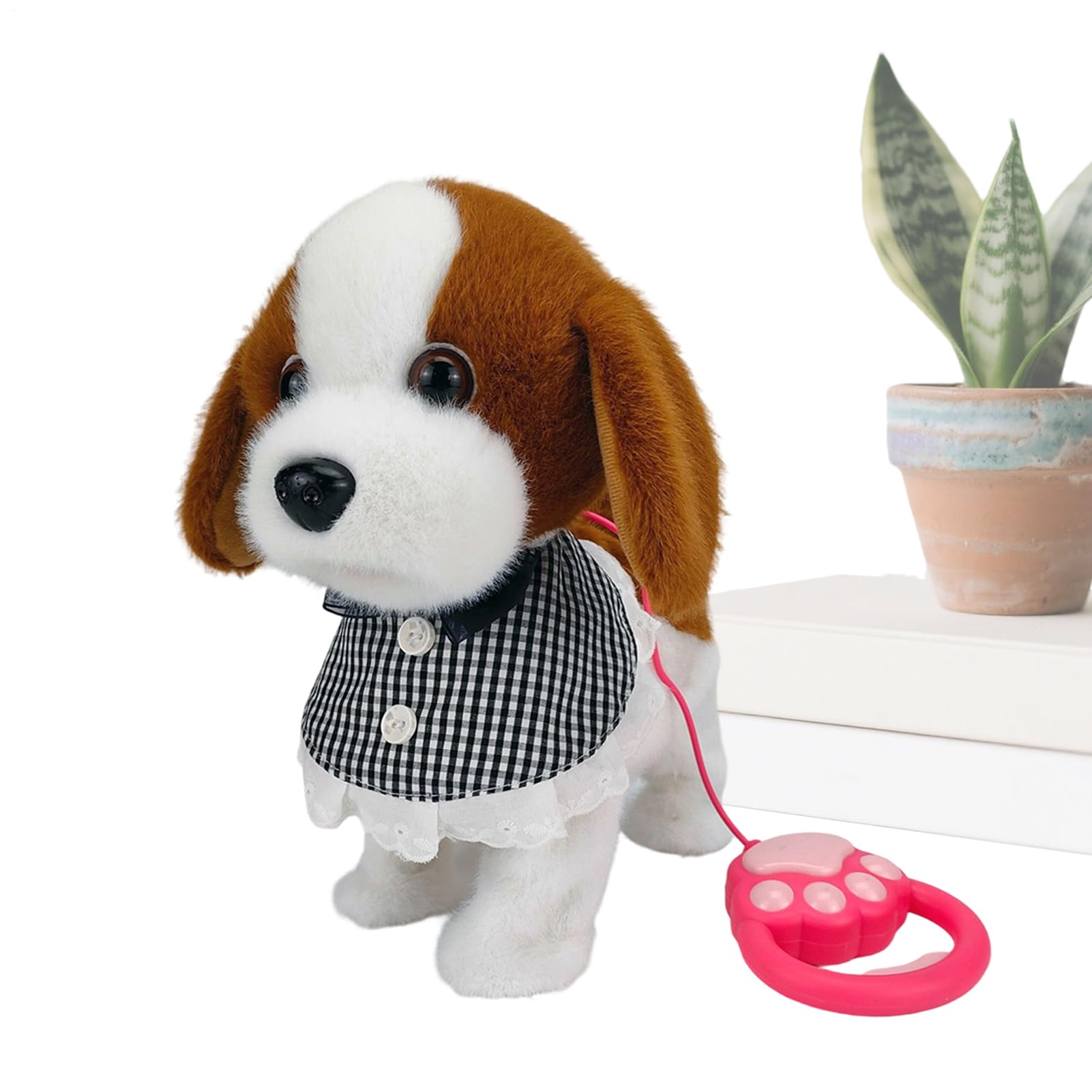 Mascota Robótica Animales De Peluche Perro | Juguetes de Peluche Robóticos que Hablan Regalo Infantil Cumpleaños Casa Dormitorio Salón Jardín Interiores