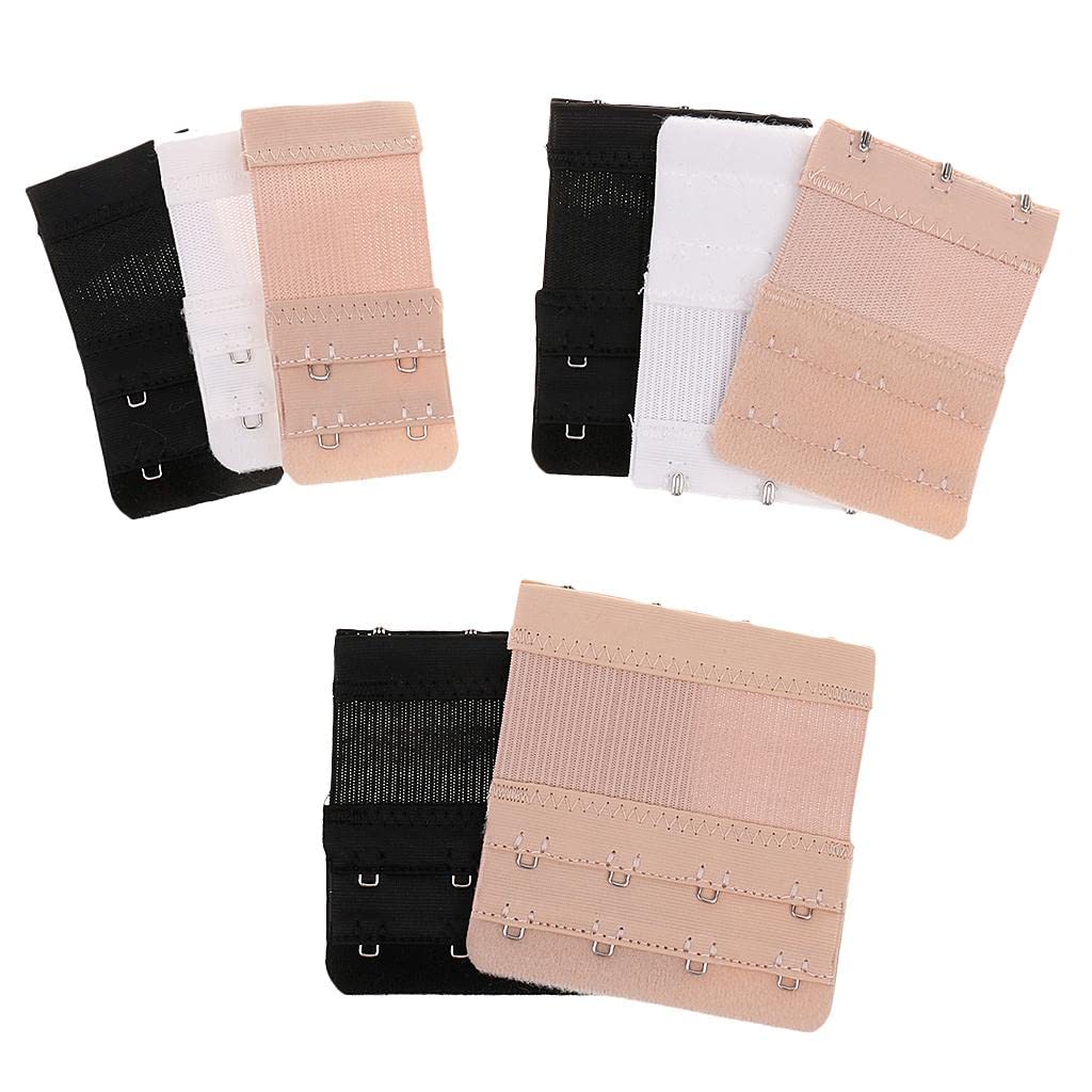 8pcs Elastic Bra Extender Comfort Strap Extension in 2/3/4 Hook-image-34