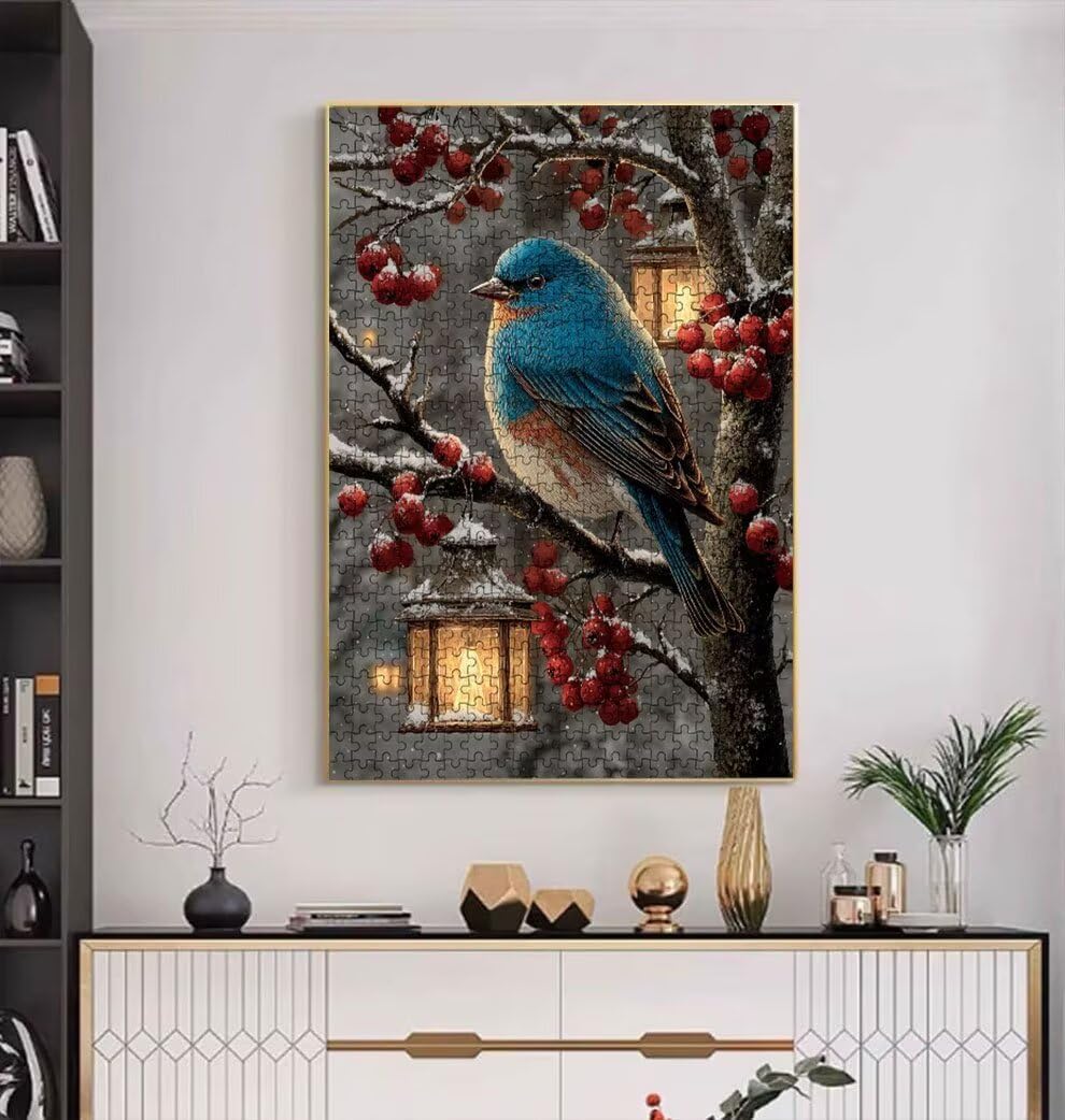 Litchi z ptaków, klasyczne puzzle 2000 sztuk dla dorosłych BLQSBGA7-346 | Wyzwanie Zagadki, Gry Logiczne Cała Rodzina, Stres, Wystrój Domu Miłośnicy Puzzle