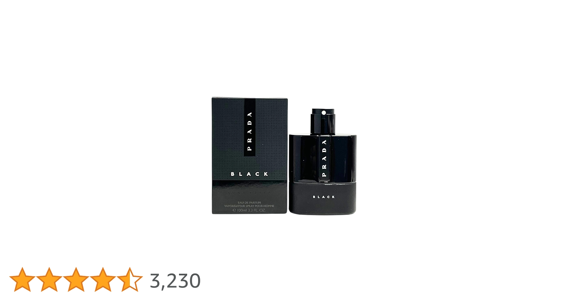 PRADA BLACK 香水（男性用） ボックス付き 100ml PRADA BLACK 香水