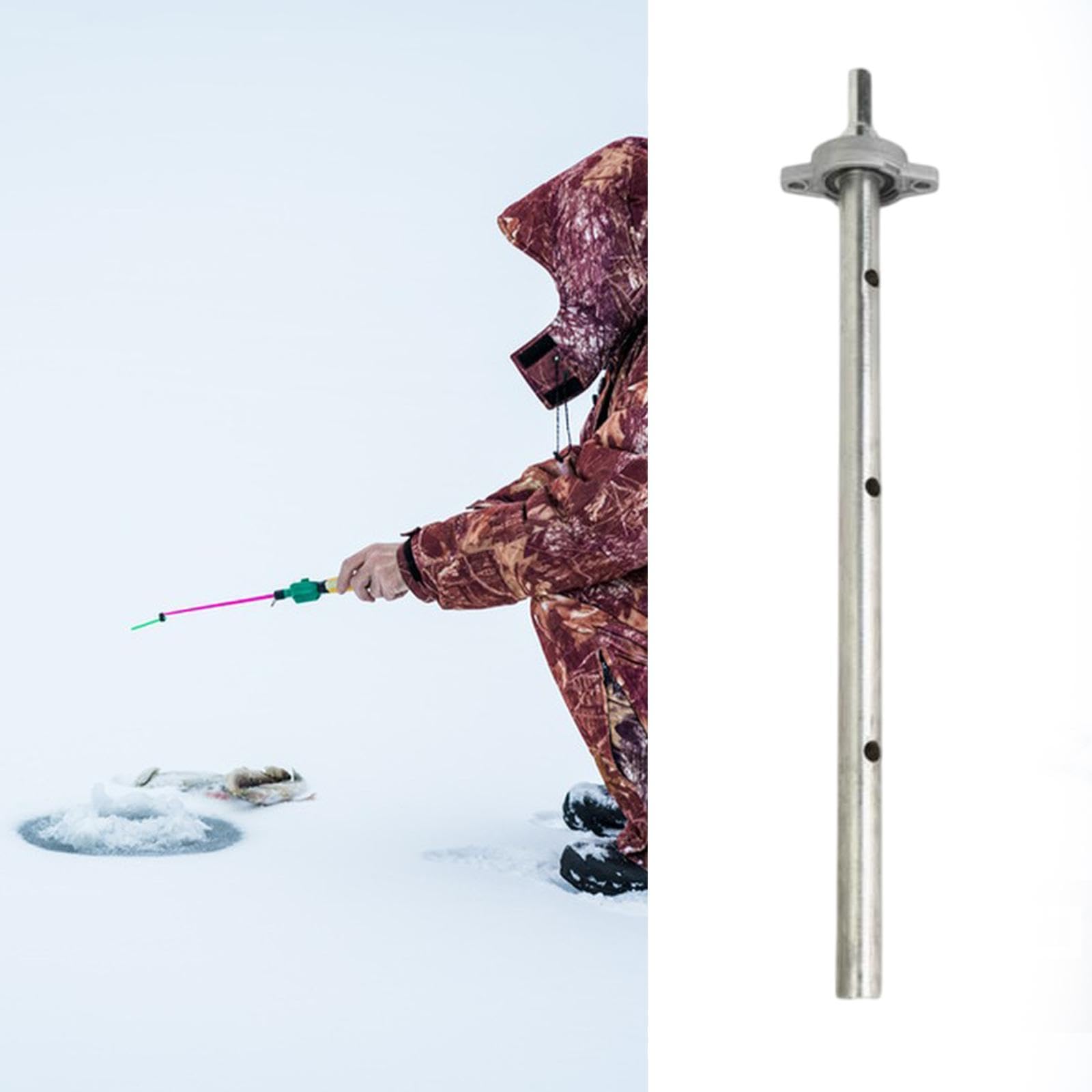 Menolana Ice Drill Auger Extension Rod, Ice Insert 50 cm, Outdoor Sturdy Ice Burrowing, Ice Drill Tool, Ice Chisel for Sea Fishing