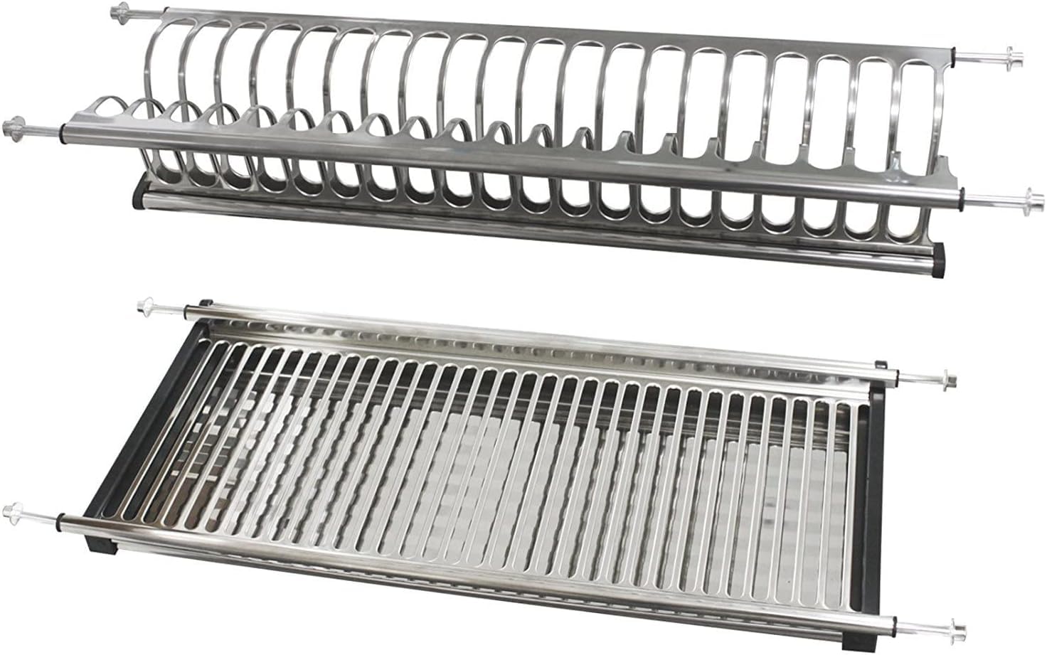 Scolapiatti Acciaio Inox 18/10 AISI 304 Attacco A Molle (da 86 per pensili da 90 cm)