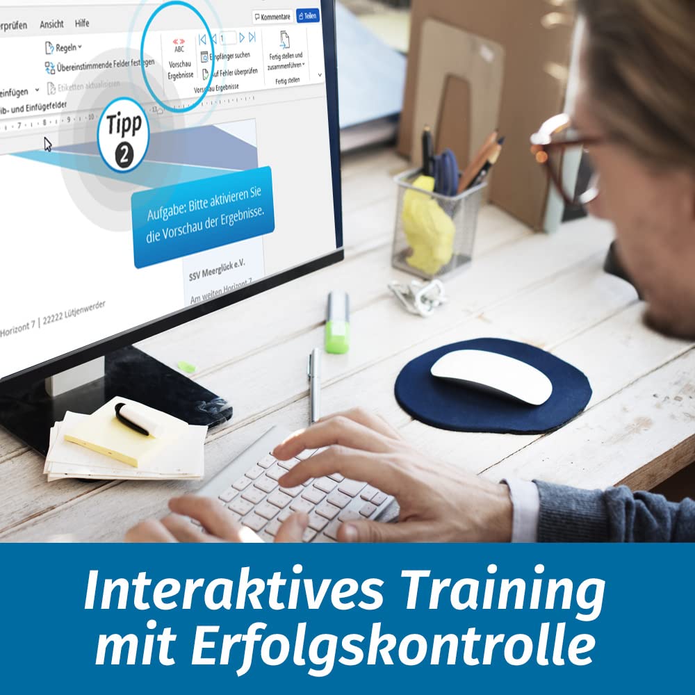 Word 2021 Training - In 8 Stunden Word sicher anwenden | Einsteiger und Auffrischer lernen mit diesem Kurs Schritt für Schritt Word 2021 bzw. Word 365| Online-Kurs + DVD [1 Nutzer-Lizenz]